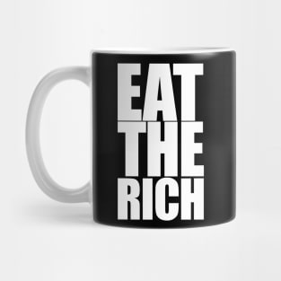 Eat The Rich, White Mug